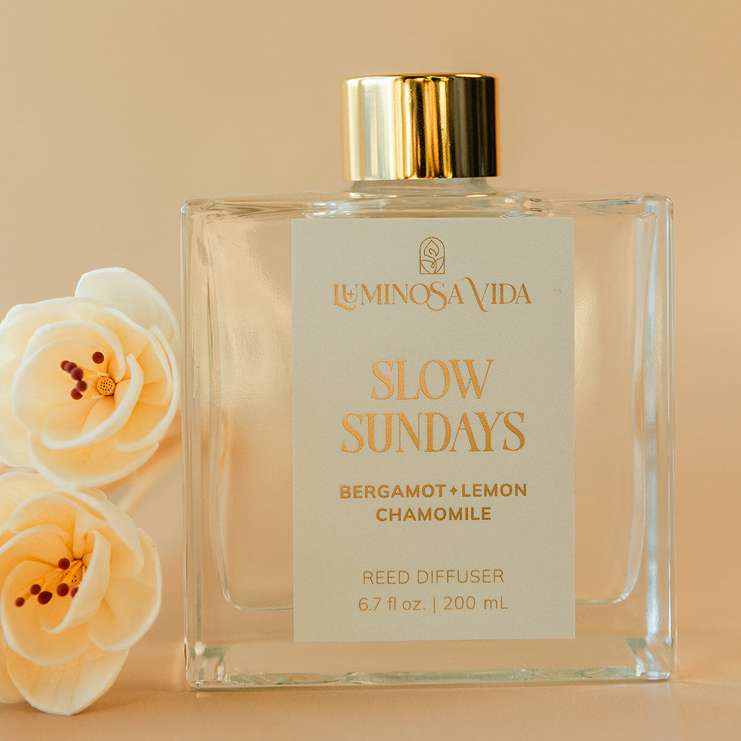 Luminosa Vida Slow Sundays Reed Diffuser Bergamot Lemon Chamomile
