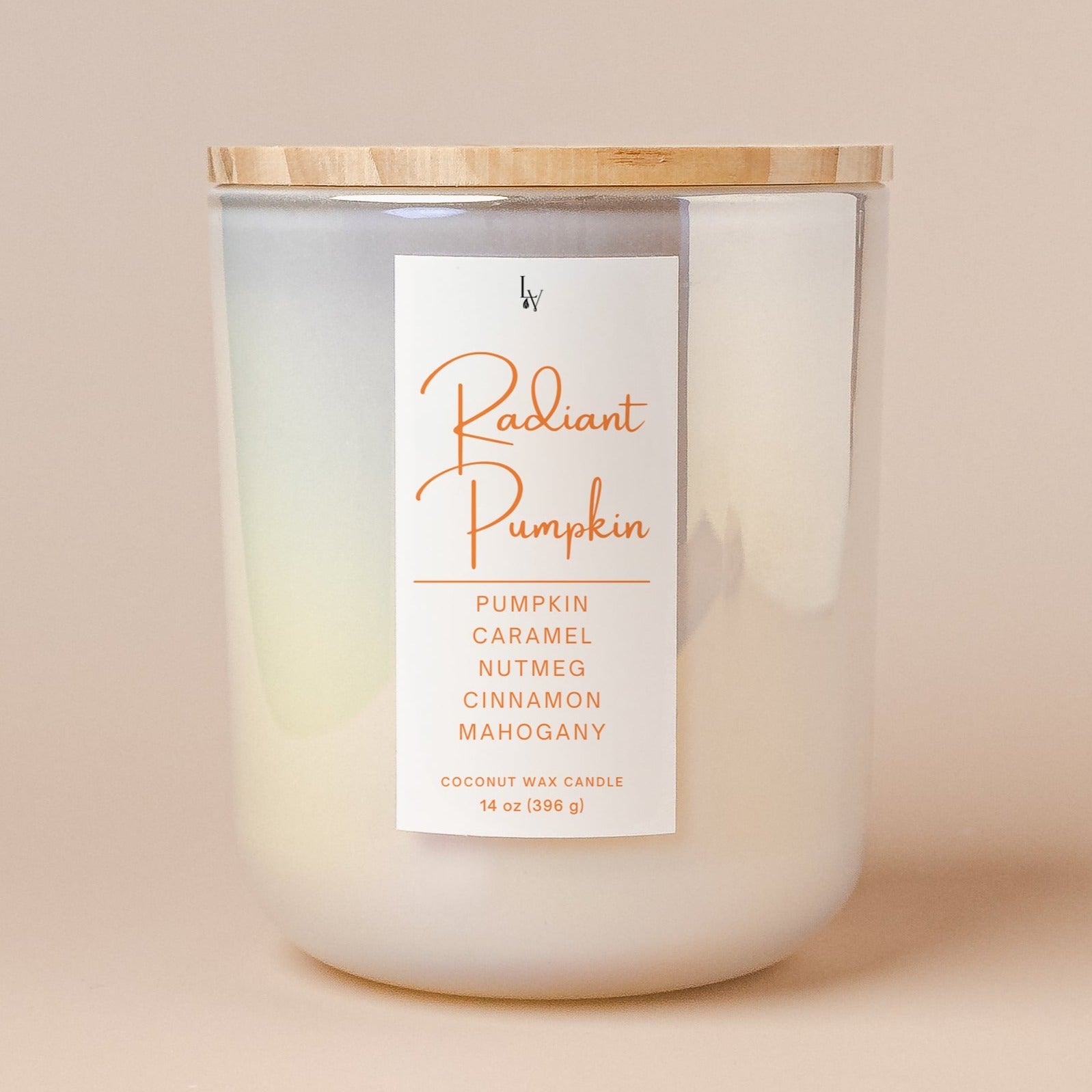 RadiantPumpkinScentNontoxicCoconutWaxCandle-ScentsofPumpkin_Caramel_Nutmeg_Cinnamon_Mahogany