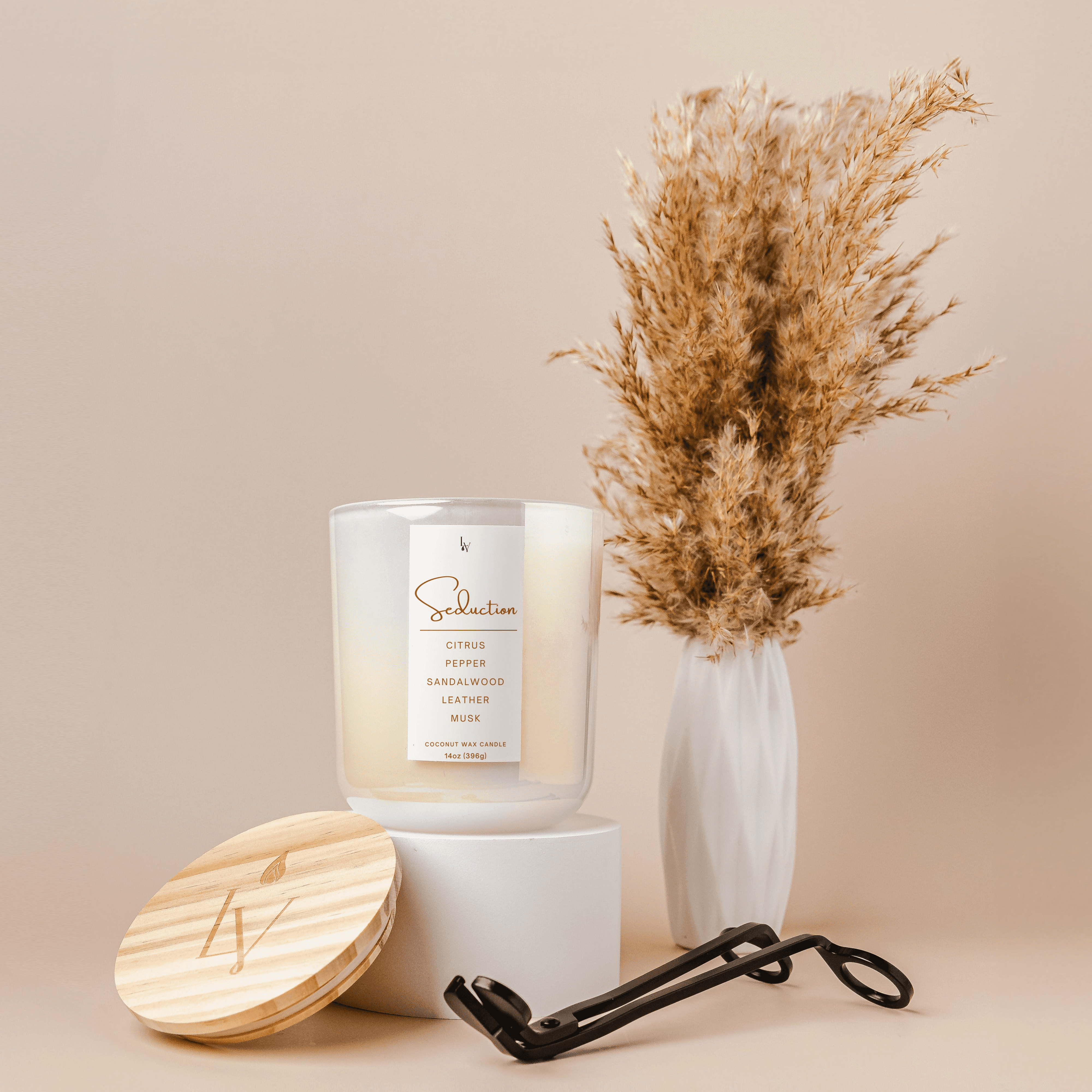 Tobacco + Sandalwood Coconut Wax Candle